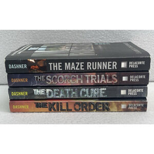 The Maze Runner Series Books 1 - 4 James Dashner Lot Of 4 Paperbacks